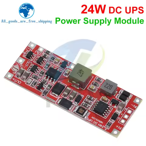 TZT DC 12V/15V 24W 1A UPS Power Supply Module Uninterruptible Power Control Board 2S V4.0CN Charging