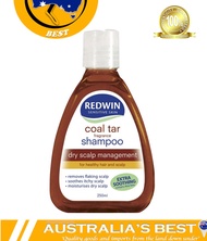 Redwin Coal Tar Fragrance Shampoo 250mL (NEW PACKAGING)
