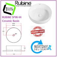 RUBINE SPIN 44 Ceramic Basin / FREE EXPRESS DELIVERY