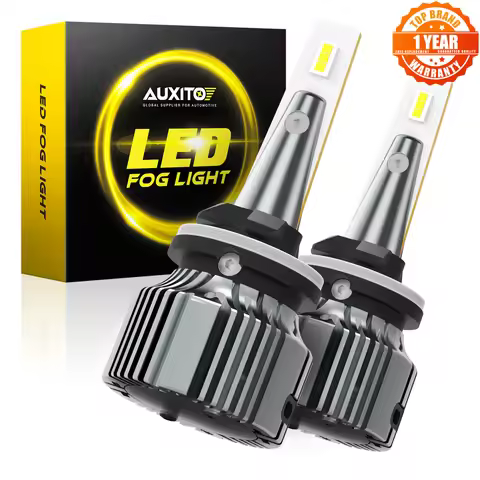 AUXITO 2Pcs H27 880 881 LED Bulb H27W/2 H27W/1 LED H27W Car Fog Light Driving Day Running Lamp Auto