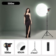 จัดส่งฟรี ไฟสตูดิโอ ไฟต่อเนื่อง สตูดิโอถ่ายภาพ ไฟ 90cm LED light เติมแสง ไฟไลฟ์สด ไฟถ่ายภาพ พร้อมหลอ