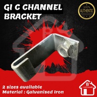 GI C CHANNEL BRACKET 3/8” 5/16” L Bracket