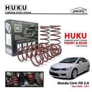 Honda Civic FD 2.0 HUKU Lowered Sport Spring