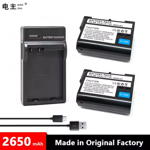 EN-EL15 ENEL15 EN EL15 A Battery Charger For Nikon V1 D500 D600 D610 D750 D800 D800E D810 D810a D850