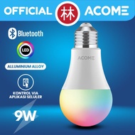 Acome AL02B 9W Smart Light Bulbs RGB Lamp LED Bulb with Apps