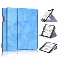 Scribe Leather Case Protective Case Dark Blue Kindle Scribe E-Book kindle Scribe Leather Case Protec