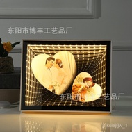 🚓Light LuxuryLEDTunnel Light Photo Frame Decoration Multi-Functional Mirror plus Photo Studio Decoration Home Decoration