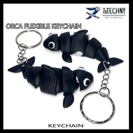 ORCA FLEXIBLE KEYCHAIN