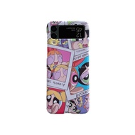 เคสโทรศัพท์มือถือ ลายการ์ตูนสุนัข Powerpuff Girls สําหรับ Samsung Z Flip 3 5G Galaxy Z Flip 4