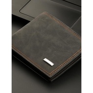 gift for men wallet Dompet lelaki teknologi hitam dompet flip dompet lelaki pelajar kolej teknologi 