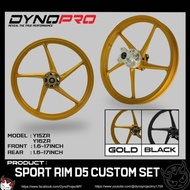 RIM CUSTOM dynopro D5 custom sport rim pnp y15 y16 Y15ZR Y16ZR 5BATANG 1.6/1.6-17