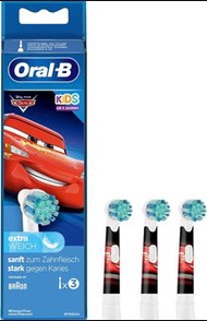 Oral-B - (3支裝-車王)EB10-3 兒童牙刷頭 (3歲以上小童)