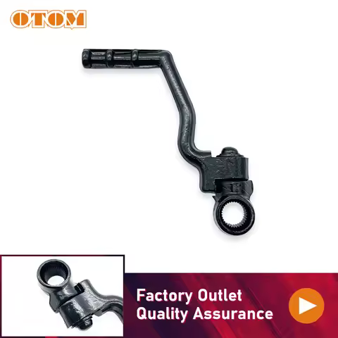 OTOM Motorcycle Start Lever 16.5mm Hole Kick Starter Foot Pedal For YAMAHA DT230 MT250 HJ250 250cc E