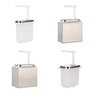 [szxmkj2lp] Plastic Pump Dispenser Bottle, 1L / 0.26 Gallon  or 2L / 0.53 Gallon Jug with Pump for S