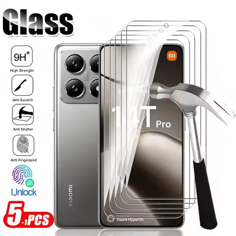 For Xiaomi 14T 15T Pro 5G Glass 5-1Pcs Protective Glass on Xaiomi Xiaomy Mi 15T 14T 13T 12T 11T 10T 