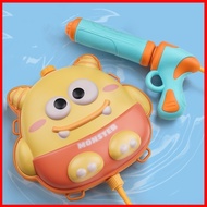 Bright Colors Water Capacity 2000ML Children's Gun Toys Large Backpack