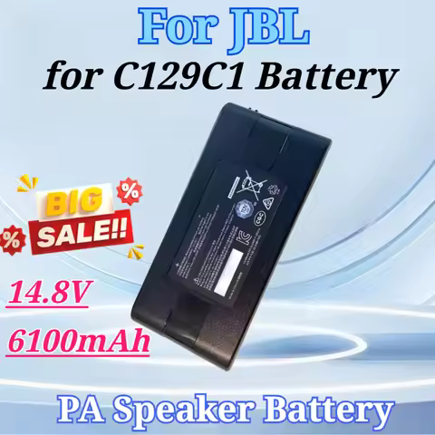 14.8V 6100mAh for C129C1 Replacement Battery Pack for JBL EON One Compact Portable Speake Portable P