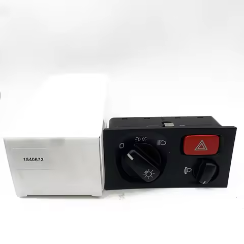 OE: 1540672 1900316 Truck Headlight Alert Lighting Switch with Key Button For Scania P-/G-/R-/T Seri