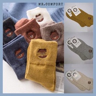 Korean style cartoon bear cotton socks | Stoking Kapas