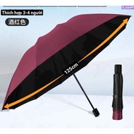 Rain and Sun Umbrella 125cm Super Large 12 foldable spokes