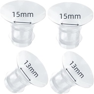 Flange Inserts Combined 13/15/17/19/21mm Pump Parts Replacement Accessories for Reduce Electric Breast Pump S12pro S9pro Spectra S1s2 24mm Nipple Tunnel Down Comfortable Pumping