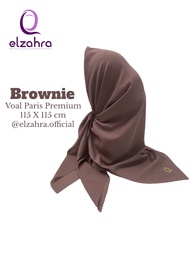 KERUDUNG HIJAB SEGI EMPAT VOAL SUPER PREMIUM TEBAL LASERCUT VIRAL TERLARIS GRADE A POLOS ELZAHRA