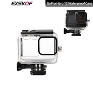 For GoPro Hero 12 Waterproof Case Protective Underwater Diving Housing Shell For GoPro Hero 12 11 10