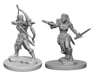 WizKids 龍與地下城 未上色模型 女性精靈遊俠 72638