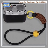 for Technics EAH-AZ80 Protective Case Nylon Lanyard Soft Cover Shells Washable Housing Anti Dust Sle