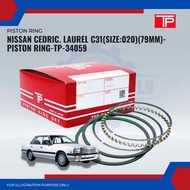Cincin Piston-Nissan Cedric. Laurel C31(Size:020)(79mm)-Piston Ring-TP-34059
