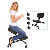 Ergonomic Kneeling Chair Adjustable Stool For Home and Office with Thick Comfortable Cushions