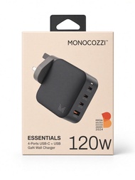MONOCOZZI ESSENTIALS 120W GaN 4口充電器 炭灰 全新