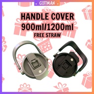 Penutup Tangkai 900ml/1200ml Accessories Handle Cover with Straw Tumbler Accessories Transparent Cov