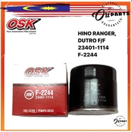 OSK FUEL FILTER HINO RANGER, DUTRO W410R,VALIDUS F/F 23401-1114 (F-2244)