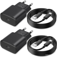 25 W USB C Charger Charging Cable for Samsung Galaxy S25 S24 S23 S22 S21 Ultra S20fe A56 A55 A54 A53