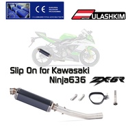 Slip On for Kawasaki ZX-6R ZX6R ZX 6R ninja 636 2008-2019 Motorcycle Exhaust Full system middle Link