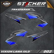 STRIPING UV TRANSPARAN VIXION OLD LAMA MODEL NINJA FZ150 STRIPING STIKER VIXION OLD GRADASI - SVXOL-