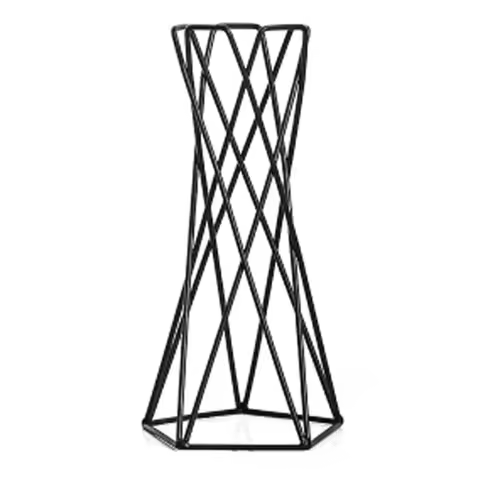 Nordic Air Plant Holder Metal Flower Pot Stand Geometric Iron Tillandsia Holder Table Home Garden Or
