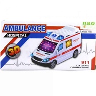 Children's Toy Car Ambulance Ambulance Hospital Lights & Music | Boys toys