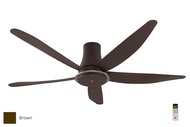 KDK K15YX QBR 5 Blade 60" Remote Control Ceiling Fan Brown 245mm  (PM FOR BEST PRICE)