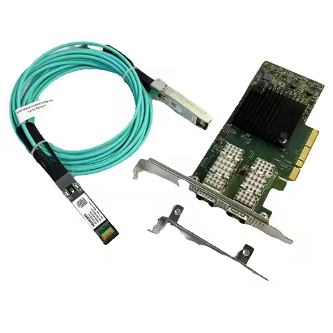 Mellanox MCX4121A-ACAT 25GbE NIC + Compatible AOC & Modules SFP-25G-AOC-5M HUAWEI CISCO