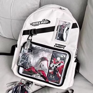 Cool Pain Niche Design Large-Capacity All-Match Campus JK Transparent Pain Bag Daily Unisex Universa