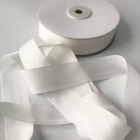 White Genuine undyed white pure thin taffeta silk ribbon in 2mm,4mm,10mm to38mm ribbon for handcraft