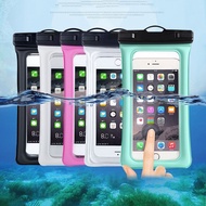 Tas Renang Tahan Air Kantung Udara Apung untuk Apple iPhone SE 4 4S 5S 5C 6 6S 7 8 X XS 11 Pro Max Casing Ponsel Kantung Selam Universal