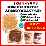 ✺SKINNY Peanut Butter No Sugar and Salt NUTASTY Peanut Butter Diet Keto Chocolate Spread Almond Butt