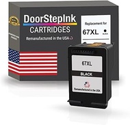 DoorStepInk Remanufactured Ink Cartridge for HP 67XL Black High Yield (3YM57AN) | 650 Page Yield | S