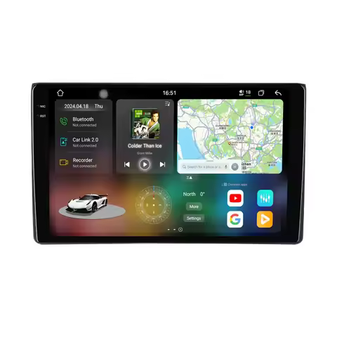 Android 2K Car Radio 2Din Portable Car DVD Player CarPlay 360 cam DSP RDS GPS Bluetooth for Audi A4/