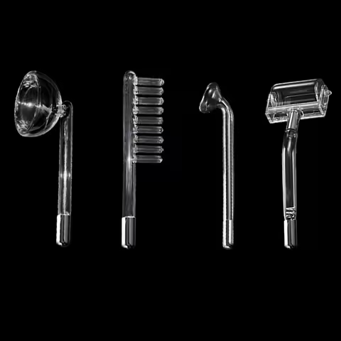 Electrode Tube Beauty Machine Ozone High Frequency Wand For Facial High Frequency Facial Wand Care T