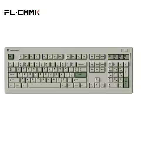 FL·ESPORTS OG87/OG104 Retro Keyboard NXP Wireless Wired Bluetooth Mechanical Keyboard PBT Dye-sublim