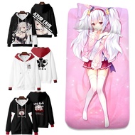 New Anime Azur Lane Yūdachi/Friedrich der Große/ Zipper Hoodie Japanese Men's Fashion Women's Loose 